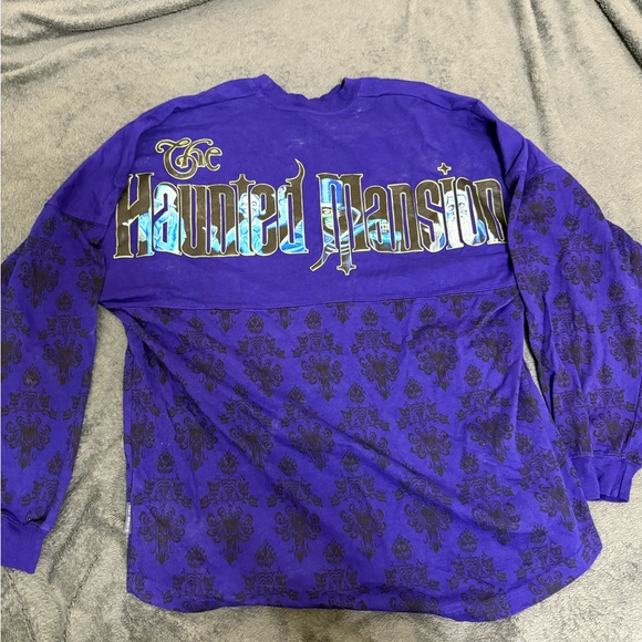 Disney Tops - Authentic Disney park haunted mansion spirit jersey custom painted one of a kind